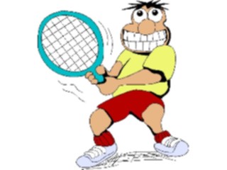 Sticker Custom Preview Image #121266 Sports Cartoons Tennis051