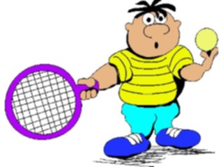 Sticker Custom Preview Image #121267 Sports Cartoons Tennis052