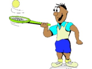 Sticker Custom Preview Image #121270 Sports Cartoons Tennis055