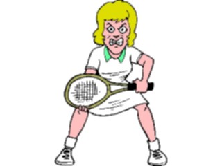 Sticker Custom Preview Image #121286 Sports Cartoons Tennis071