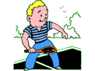 Sticker Custom Preview Image #121291 Sports Cartoons Tennis076