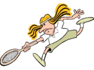 Sticker Custom Preview Image #121292 Sports Cartoons Tennis077