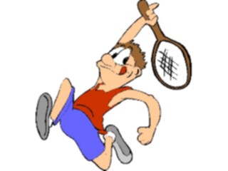 Sticker Custom Preview Image #121302 Sports Cartoons Tennis087