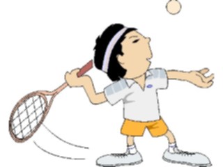 Sticker Custom Preview Image #121309 Sports Cartoons Tennis094