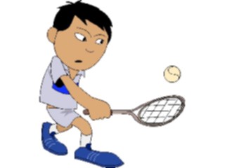 Sticker Custom Preview Image #121311 Sports Cartoons Tennis096