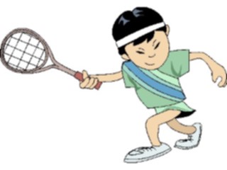 Sticker Custom Preview Image #121313 Sports Cartoons Tennis098