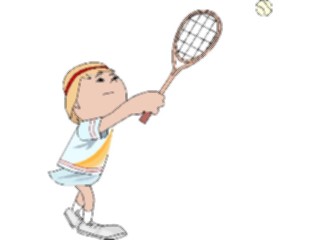 Sticker Custom Preview Image #121314 Sports Cartoons Tennis099