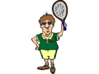 Sticker Custom Preview Image #121318 Sports Cartoons Tennis103