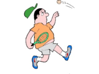 Sticker Custom Preview Image #121326 Sports Cartoons Tennis111