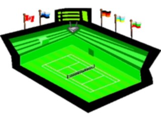 Sticker Custom Preview Image #121356 Sports Cartoons Tennis Stadium