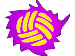 Sticker Custom Preview Image #121376 Sports Cartoons Volleyball09