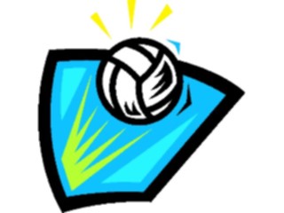 Sticker Custom Preview Image #121379 Sports Cartoons Volleyball12