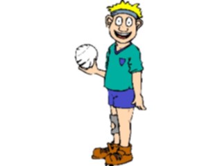 Sticker Custom Preview Image #121382 Sports Cartoons Volleyball15