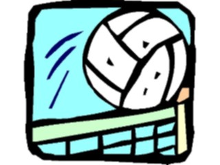 Sticker Custom Preview Image #121386 Sports Cartoons Volleyball19