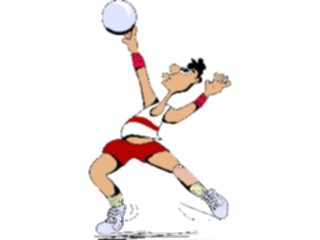 Sticker Custom Preview Image #121389 Sports Cartoons Volleyball22