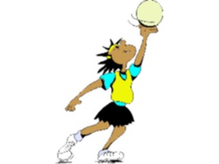 Sticker Custom Preview Image #121390 Sports Cartoons Volleyball23