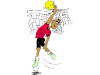 Sticker Custom Preview Image #121391 Sports Cartoons Volleyball24