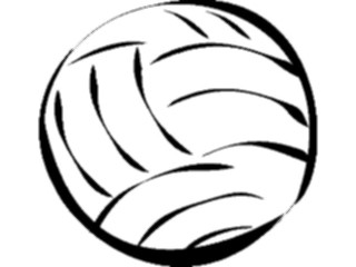 Sticker Custom Preview Image #121394 Sports Cartoons Volleyball27