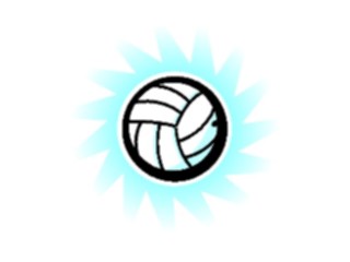 Sticker Custom Preview Image #121396 Sports Cartoons Volleyball29