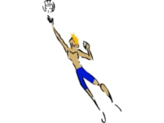 Sticker Custom Preview Image #121401 Sports Cartoons Volleyball34