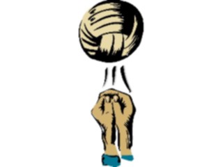 Sticker Custom Preview Image #121402 Sports Cartoons Volleyball35