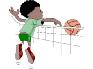 Sticker Custom Preview Image #121406 Sports Cartoons Volleyball39