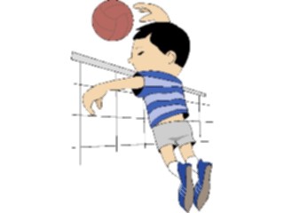 Sticker Custom Preview Image #121407 Sports Cartoons Volleyball40