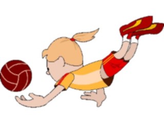 Sticker Custom Preview Image #121412 Sports Cartoons Volleyball45