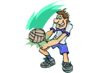 Sticker Custom Preview Image #121415 Sports Cartoons Volleyball48