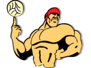 Sticker Custom Preview Image #121438 Sports Cartoons Water Polo2