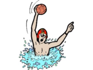 Sticker Custom Preview Image #121441 Sports Cartoons Water Polo5