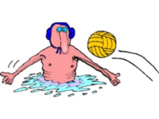 Sticker Custom Preview Image #121443 Sports Cartoons Water Polo7