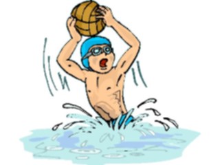 Sticker Custom Preview Image #121444 Sports Cartoons Water Polo8