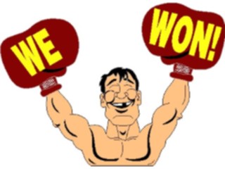 Sticker Custom Preview Image #121445 Sports Cartoons We Won1