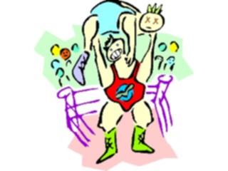 Sticker Custom Preview Image #121461 Sports Cartoons Wrestling2