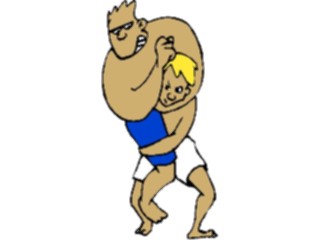 Sticker Custom Preview Image #121468 Sports Cartoons Wrestling9