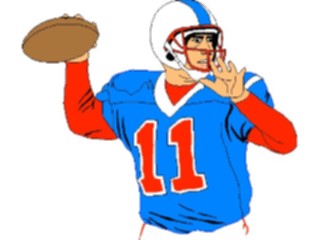 Sticker Custom Preview Image #121659 Sports Football Quarterback03