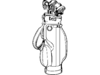 Sticker Custom Preview Image #121690 Sports Golf Bag Clubs1