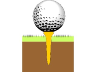 Sticker Custom Preview Image #121709 Sports Golf Ball Tee2