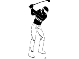 Sticker Custom Preview Image #121787 Sports Golf Golfer01