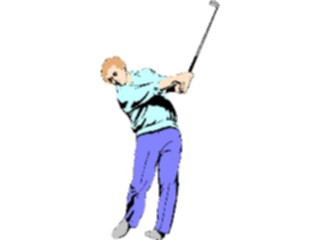 Sticker Custom Preview Image #121790 Sports Golf Golfer04