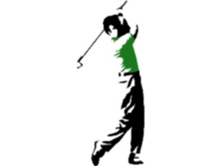 Sticker Custom Preview Image #121792 Sports Golf Golfer06