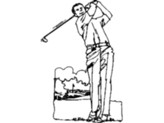 Sticker Custom Preview Image #121803 Sports Golf Golfer17