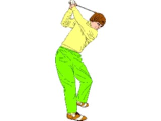 Sticker Custom Preview Image #121820 Sports Golf Golfer34