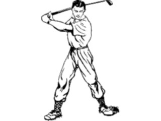 Sticker Custom Preview Image #121830 Sports Golf Golfer44