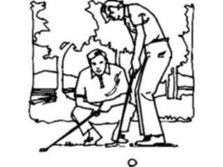 Sticker Custom Preview Image #121851 Sports Golf Golfers2