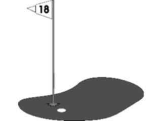 Sticker Custom Preview Image #121856 Sports Golf Hole03