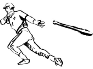 Sticker Custom Preview Image #121885 Sports Line Art Baseball Batter09