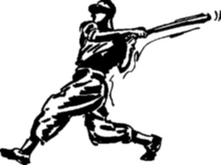 Sticker Custom Preview Image #121902 Sports Line Art Baseball Batter26