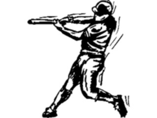 Sticker Custom Preview Image #121903 Sports Line Art Baseball Batter27